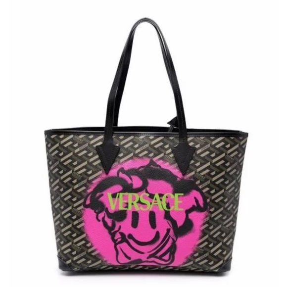 Versace Medusa Smiley Tote Bag - Picture 2 of 7